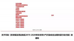 16部委联发通知：治理秋冬季大气污染 光伏